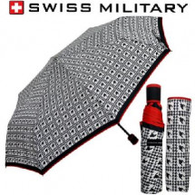 스위스밀리터리 우산 3단수동 하운드체크_우산(판촉물인쇄)