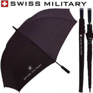 스위스밀리터리 우산 70자동 레드스트라이프_우산(판촉물인쇄)