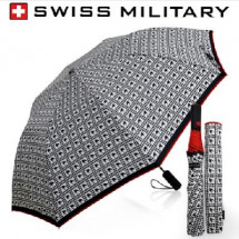 스위스밀리터리 우산 2단자동 하운드체크_우산(판촉물인쇄)