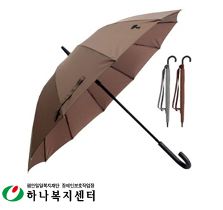 우산(판촉물인쇄)_스누피 장 블랙포인트 곡자60